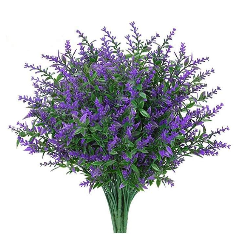 Artificial plastic lavender