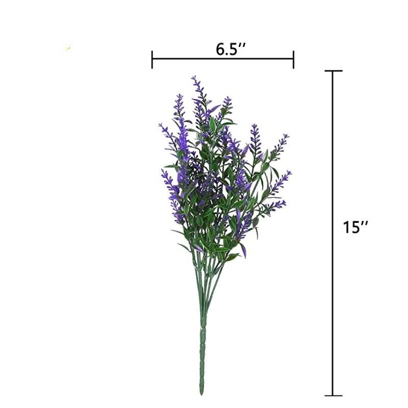Artificial plastic lavender