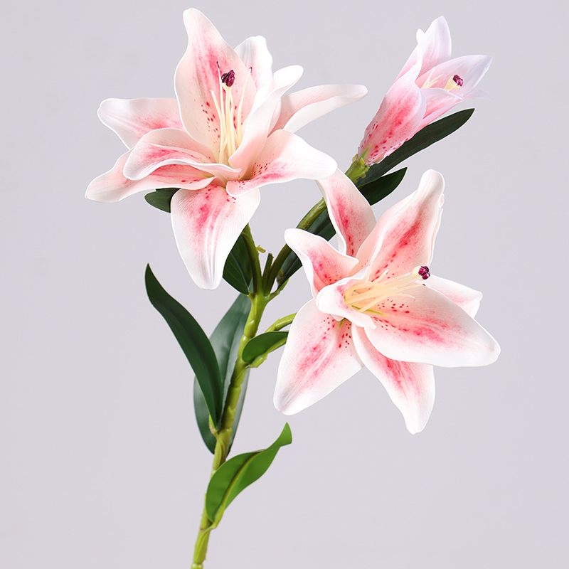 Artificial three-headed lily