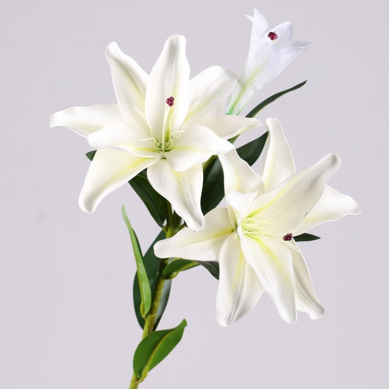 Artificial three-headed lily