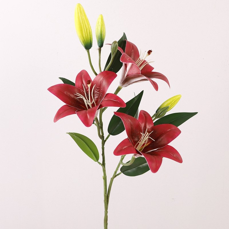 3-flower 3-fruit simulated lily