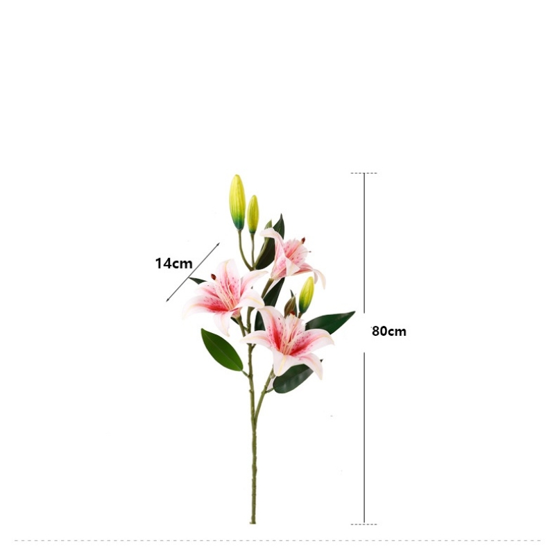 3-flower 3-fruit simulated lily