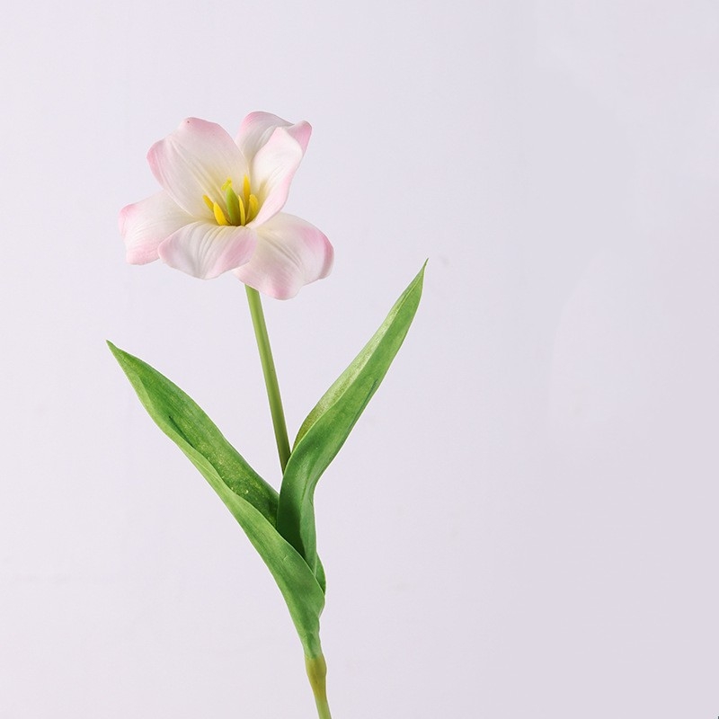 Artificial flowering tulips