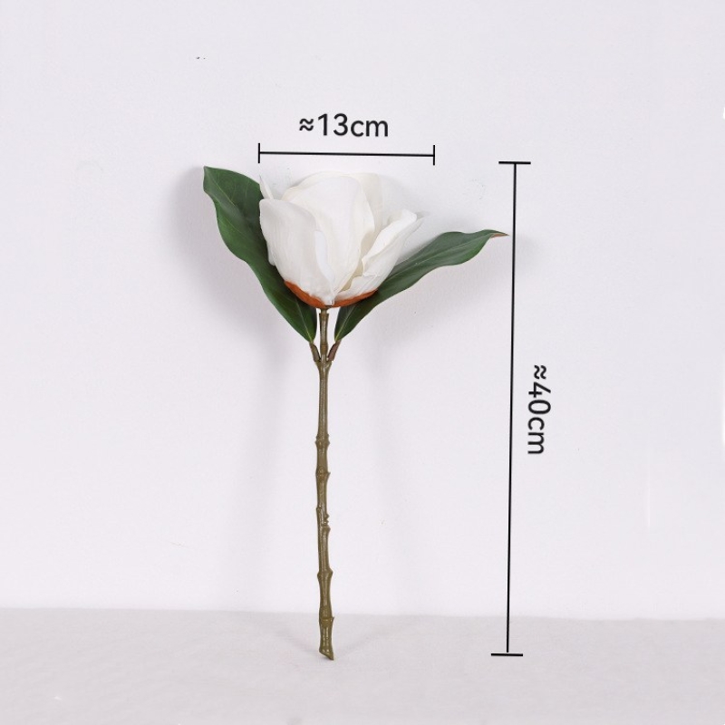 Artificial magnolia flower head