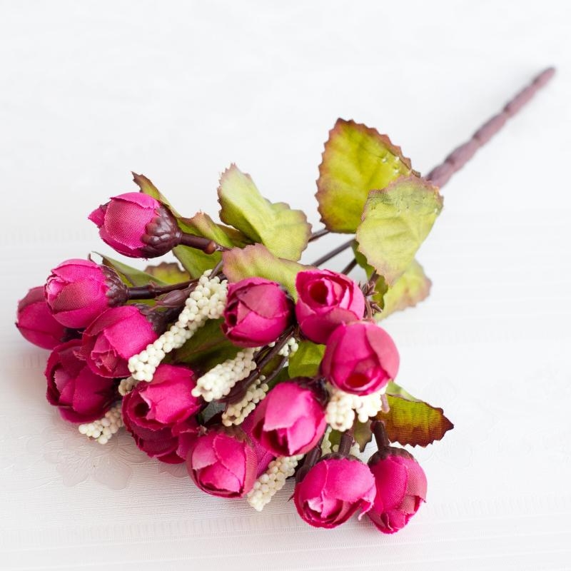 Artificial rosebuds