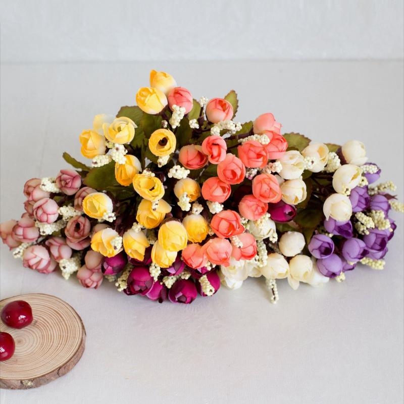 Artificial rosebuds