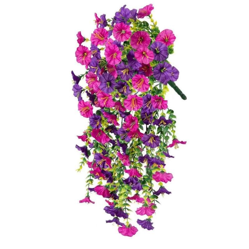 Morning glory in the shape of an artificial vine