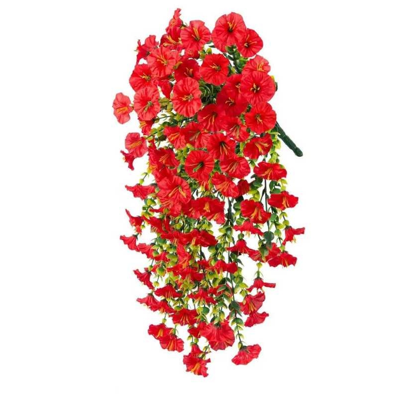 Morning glory in the shape of an artificial vine