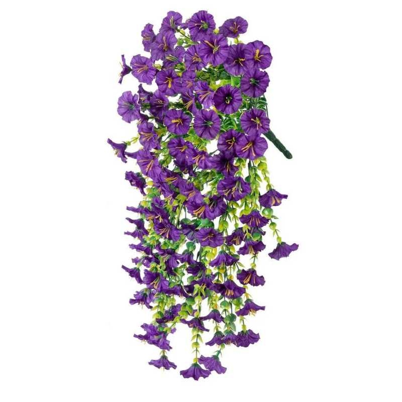 Morning glory in the shape of an artificial vine