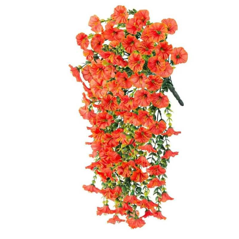 Morning glory in the shape of an artificial vine