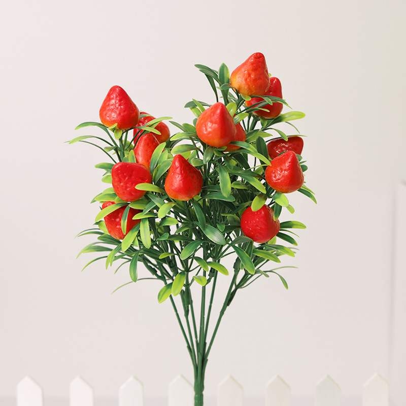 Simulated orange peache apple lemon pomegranate