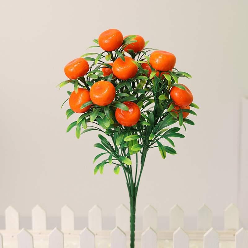 Simulated orange peache apple lemon pomegranate