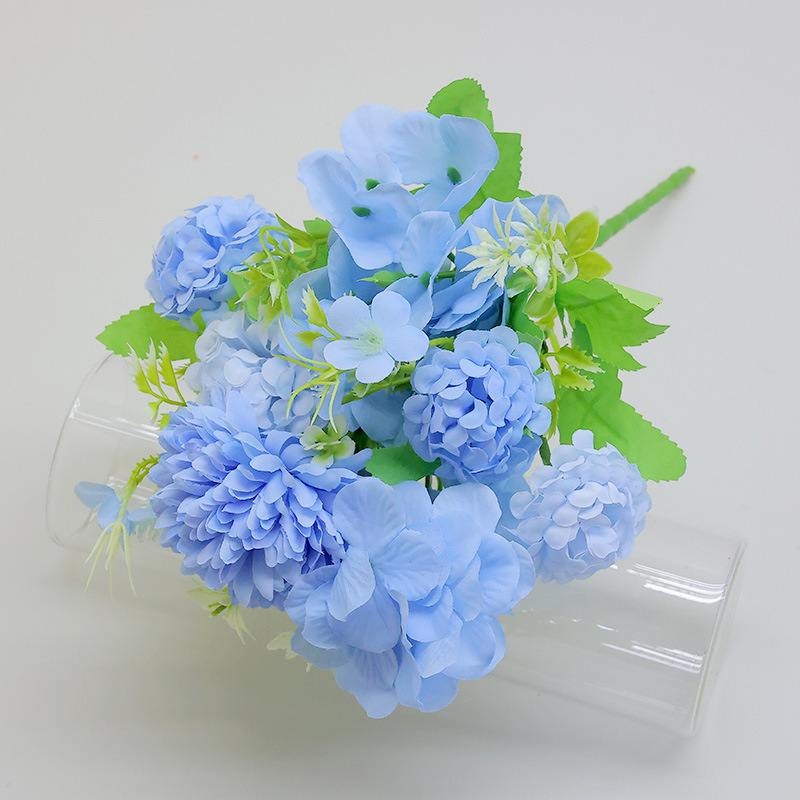 Artificial Multicolor Hydrangea