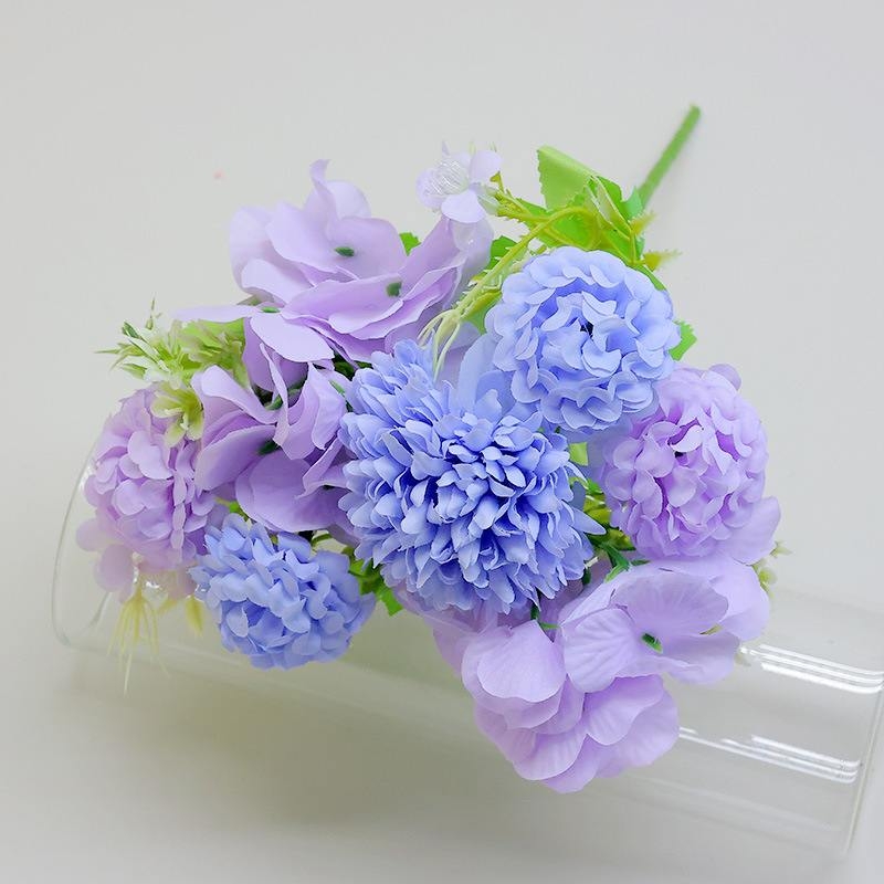 Artificial Multicolor Hydrangea
