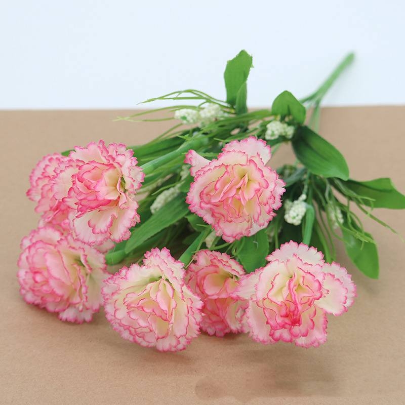 Artificial carnations with seven flowers