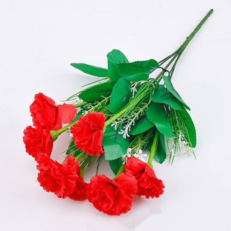 Artificial carnations with seven flowers
