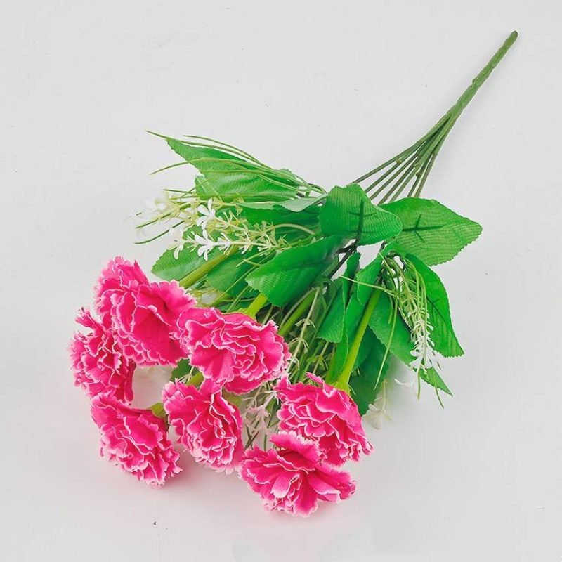 Artificial carnations with seven flowers