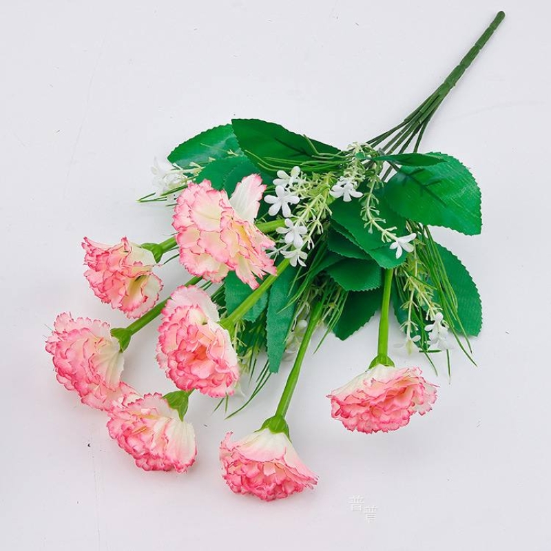 Artificial carnations with seven flowers