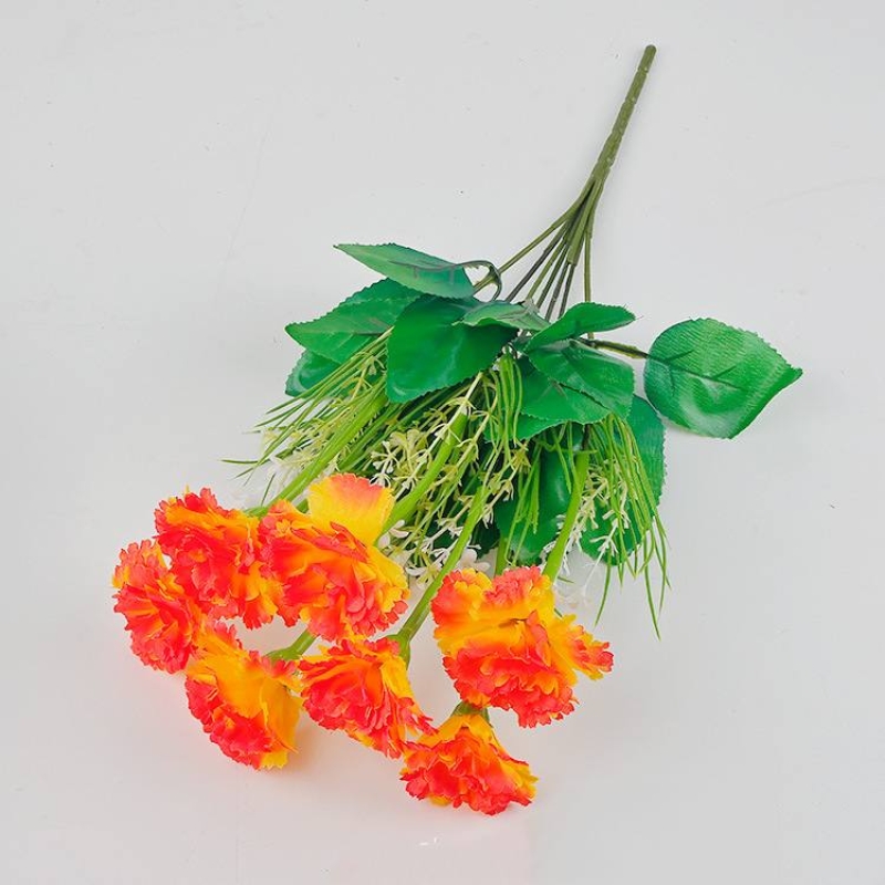 Artificial carnations with seven flowers