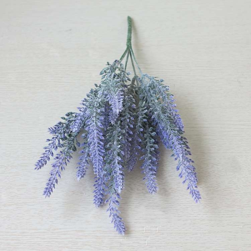 Frosted artificial lavender