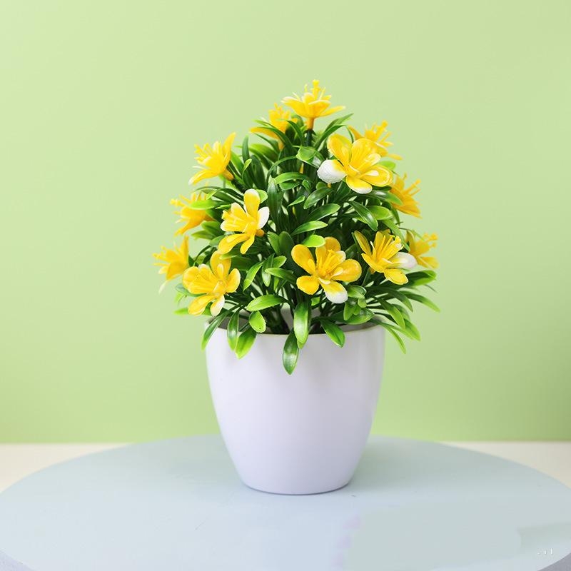 Artificial Five-Leaf Plum Bonsai