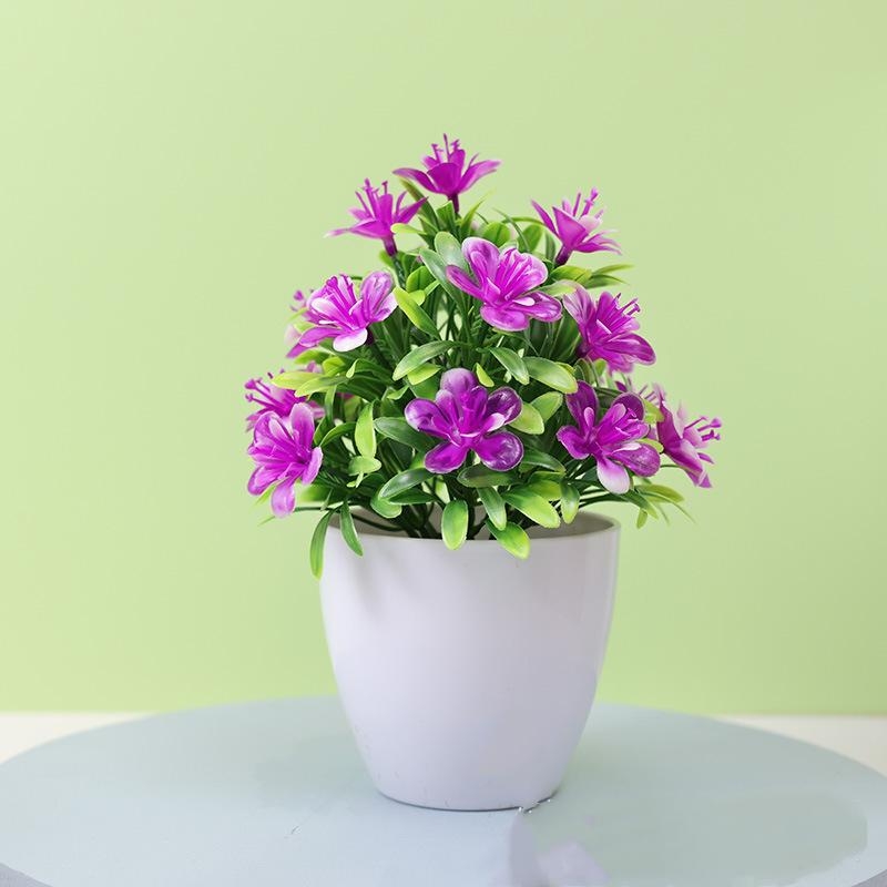 Artificial Five-Leaf Plum Bonsai