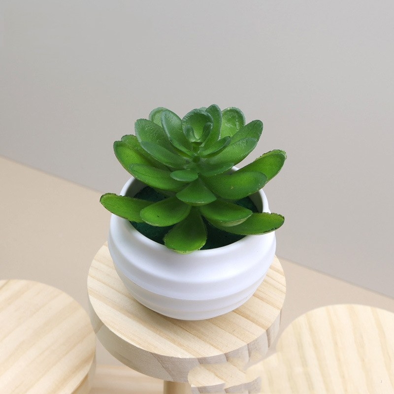 Fake succulent little lotus potted plant