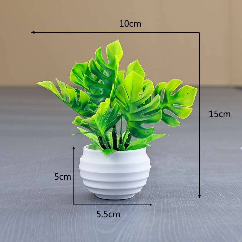 Artificial Mini Monstera Plant