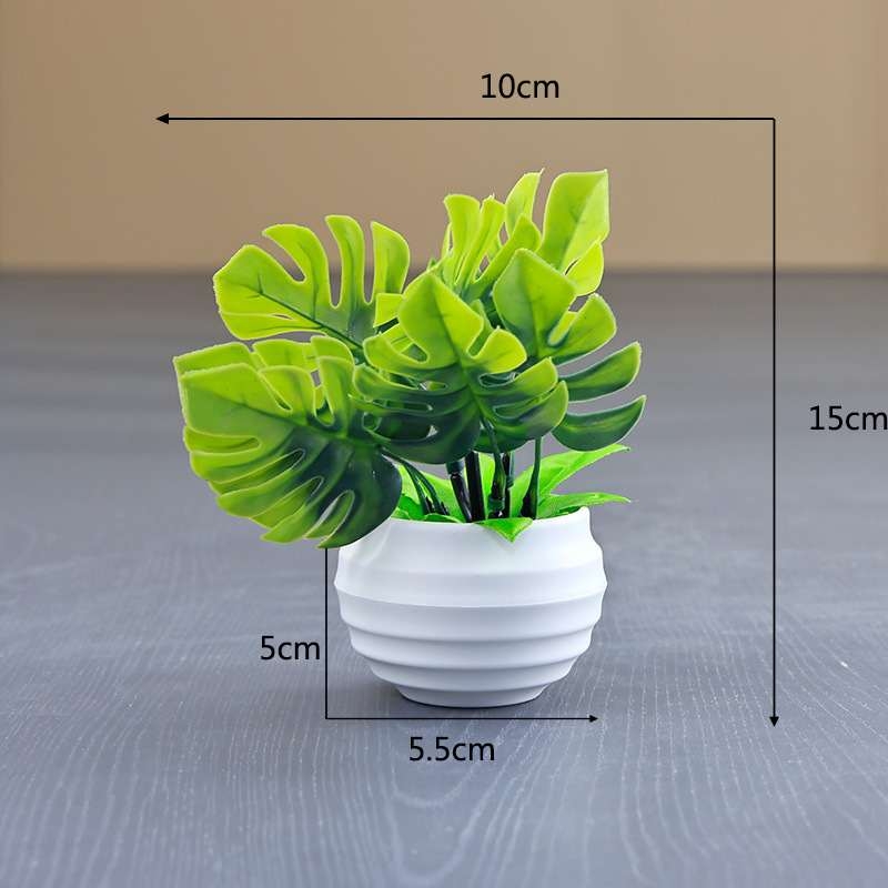 Artificial Mini Monstera Plant