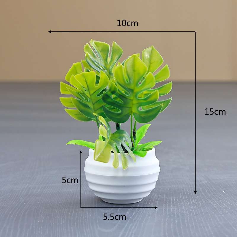 Artificial Mini Monstera Plant