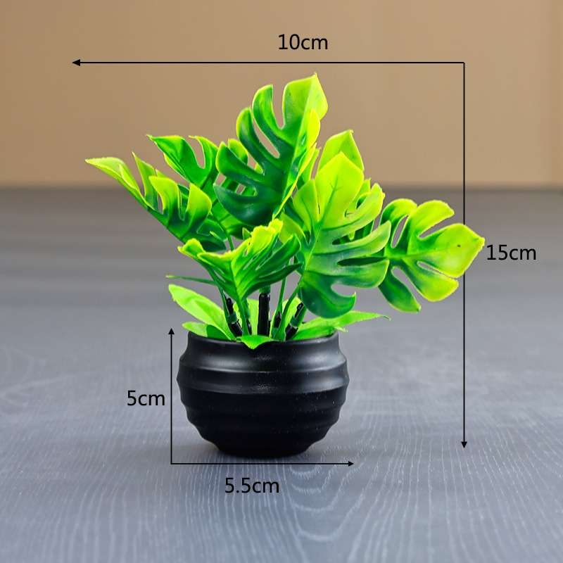 Artificial Mini Monstera Plant