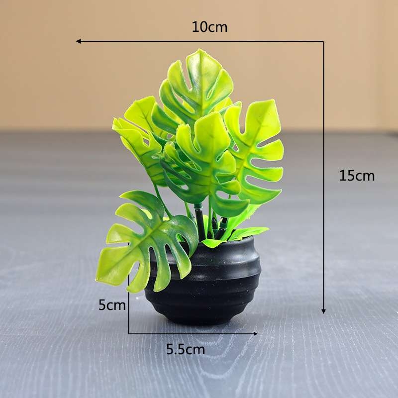 Artificial Mini Monstera Plant
