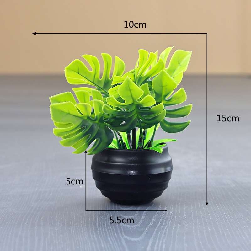 Artificial Mini Monstera Plant