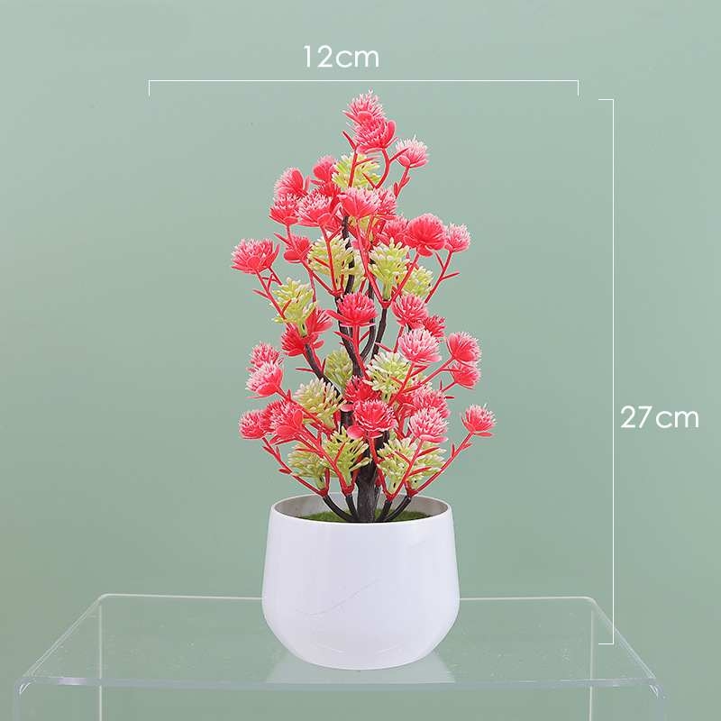 Artificial camellia potted plant