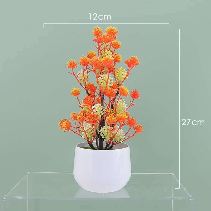 Artificial camellia potted plant