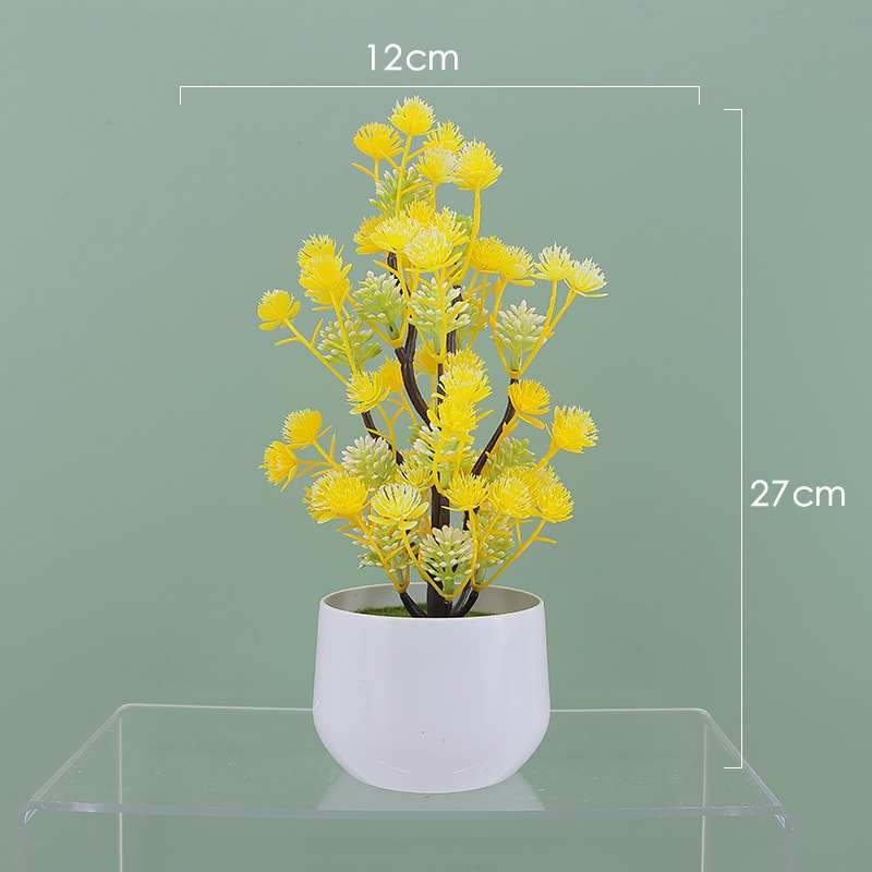 Artificial camellia potted plant