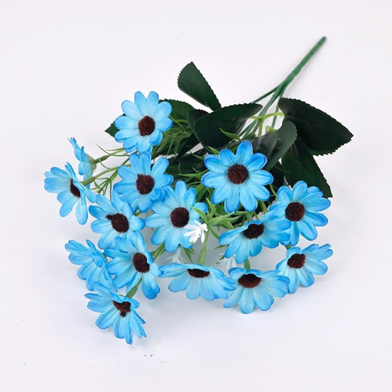 Artificial chrysanthemums in various colors