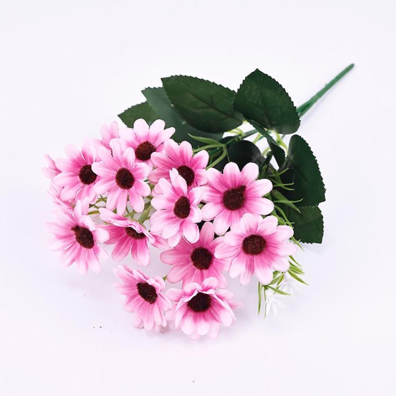 Artificial chrysanthemums in various colors