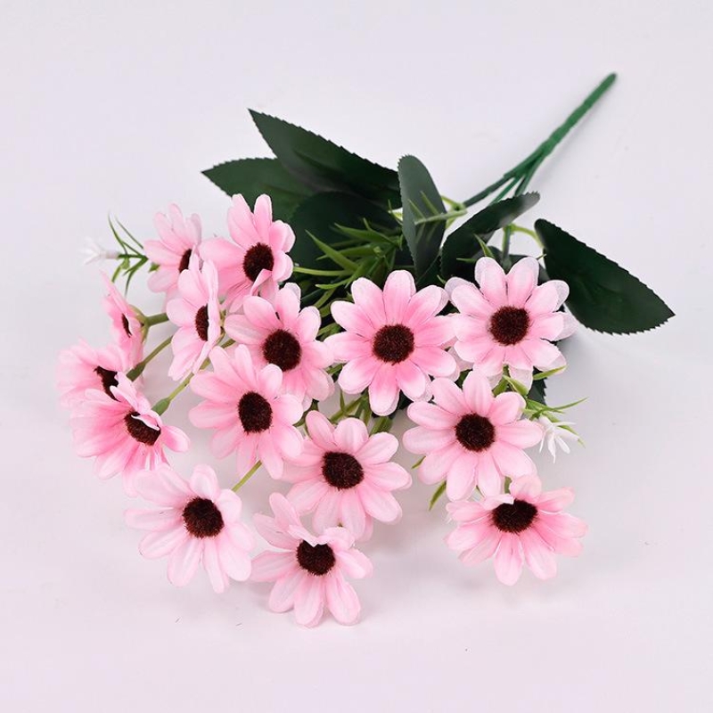 Artificial chrysanthemums in various colors