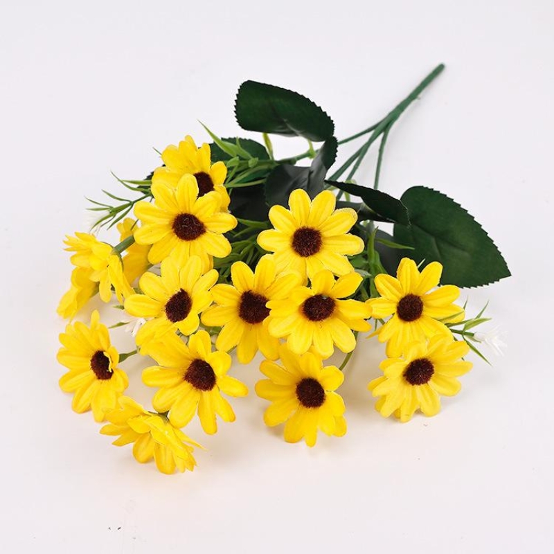 Artificial chrysanthemums in various colors