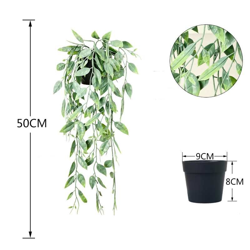 Frost white artificial pea vine