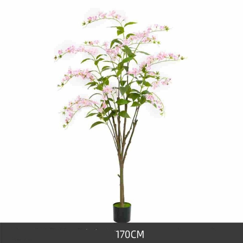 Simulated 130-180cm pink weeping jasmine