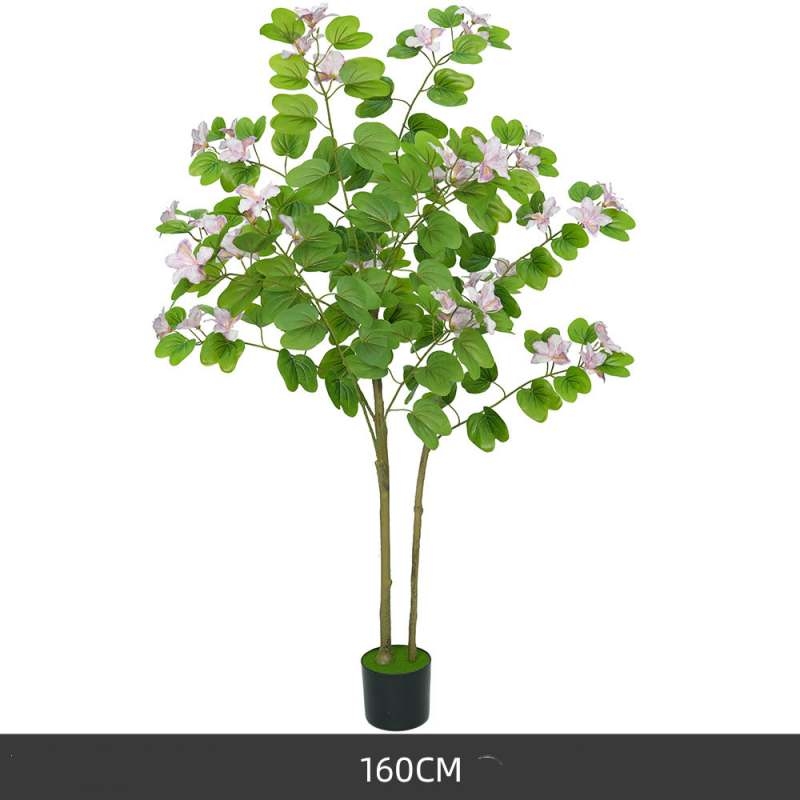 Simulated 120-200cm Purple Bauhinia Potted Plants