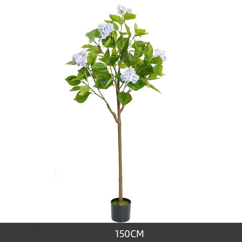 120 to 170cm artificial purple  hydrangea tree