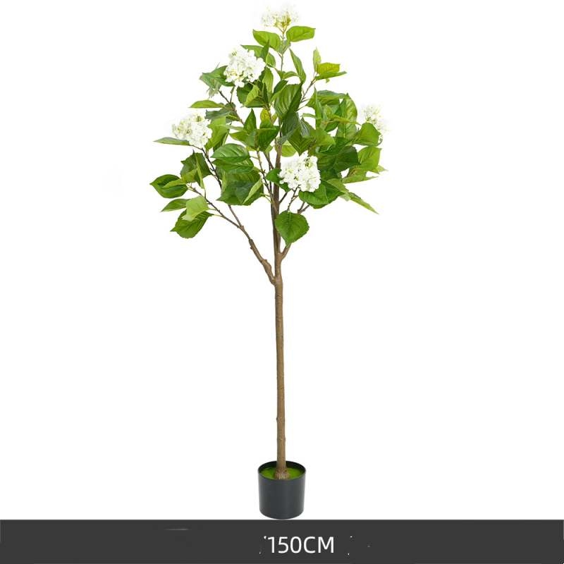 120 to 170cm artificial white hydrangea tree