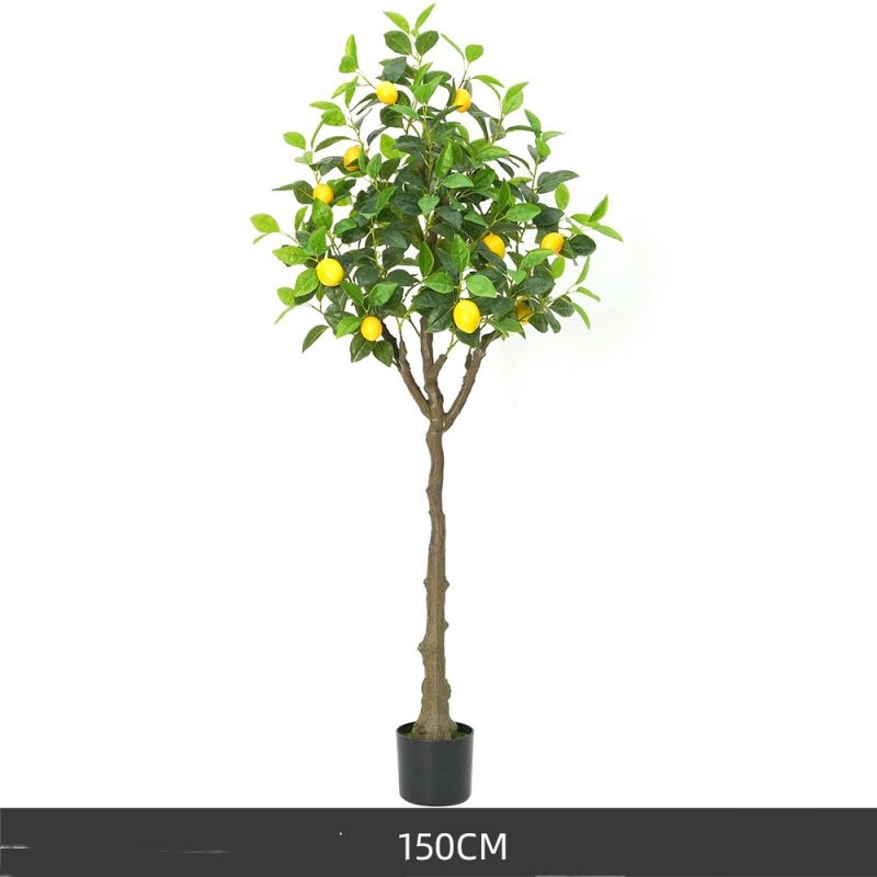 60-180cm artificial lemon tree bonsai