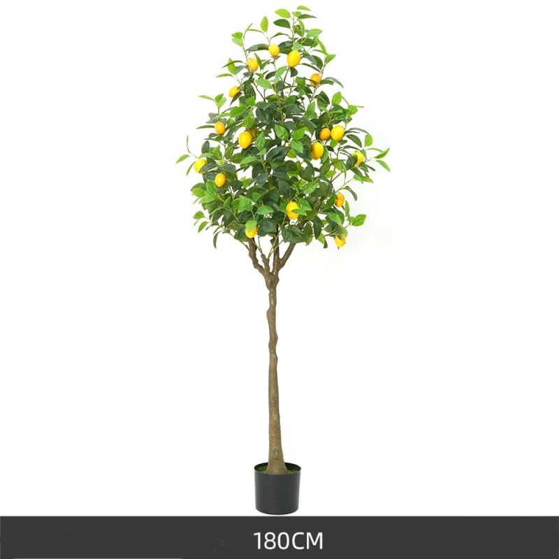 60-180cm artificial lemon tree bonsai