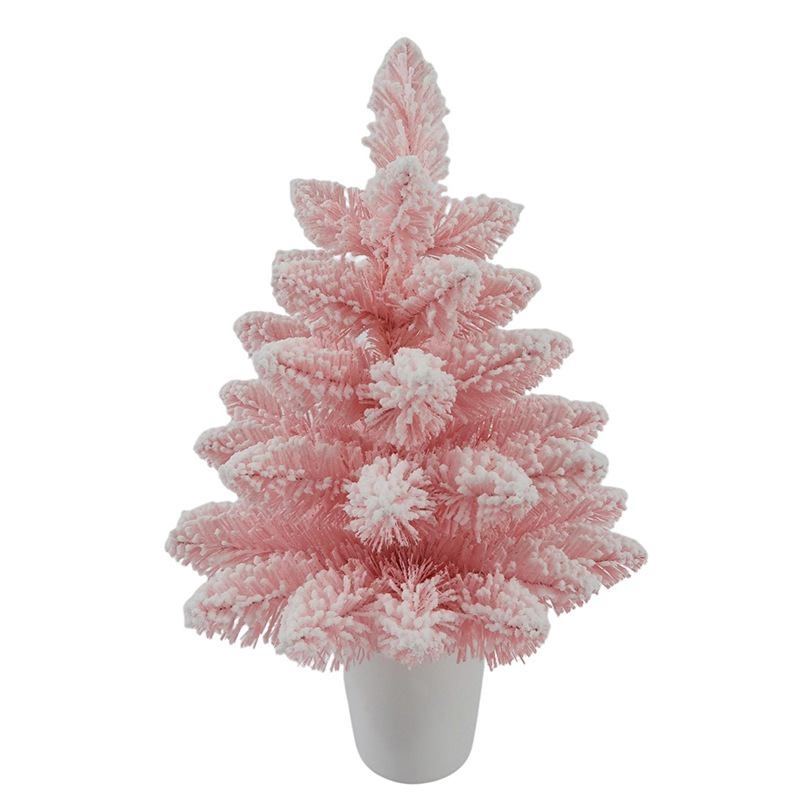 Pink 45cm PVC Christmas tree