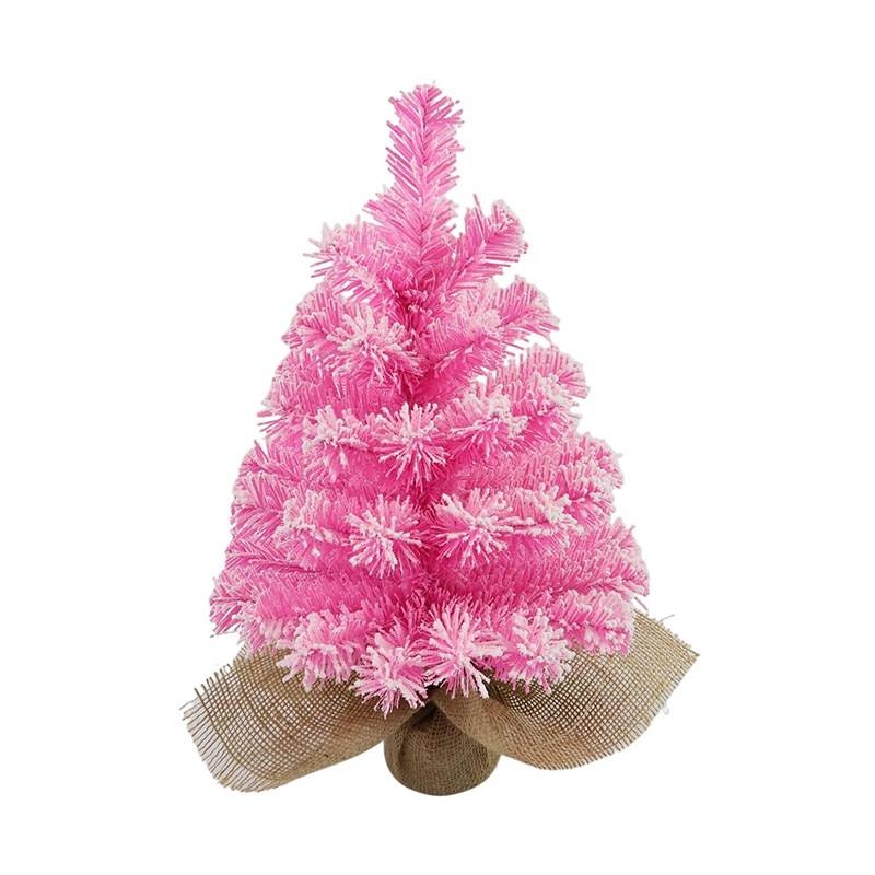 Pink 45cm PVC Christmas tree
