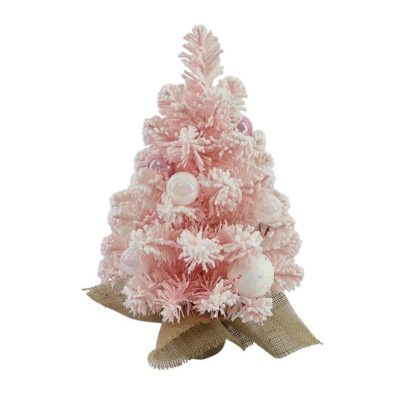 Pink 45cm PVC Christmas tree